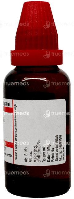 Dr Willmar Schwabe Carbo Vegetabilis 1M Dilution 30Ml